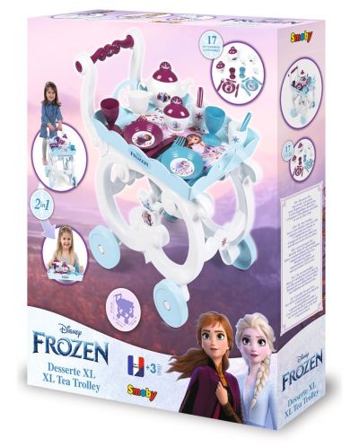 Set za igru Smoby Frozen 2 - Set za čaj, s kolicima i dodacima - 2