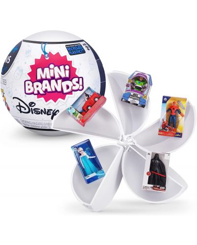 Set za igru Zuru Mini Brands - Lopta s 5 figura iznenađenja Disney, asortiman - 1