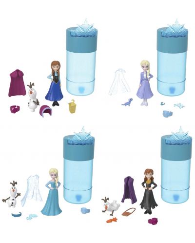 Set za igru Disney Princess -  Lutka s iznenađenjima, Frozen Snow, asortiman - 2