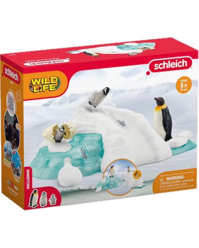 Set za igru Schleich Wild Life - Obitelj pingvina - 1