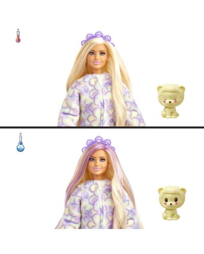 Set za igru Barbie Cute Reveal - Lutka u kostimu lavića - 3
