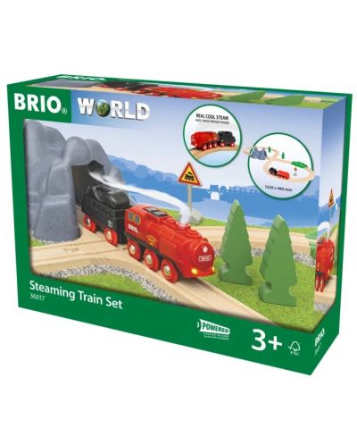 Set za igru Brio - Vlak s parnom lokomotivom - 1