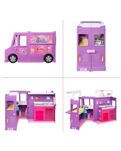 Set za igru Mattel Barbie - Kulinarski kamion - 2