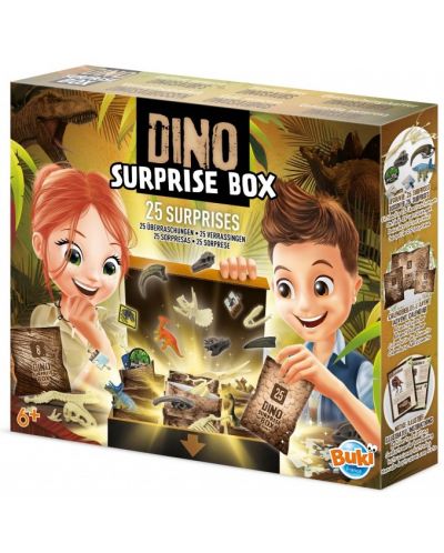 Set za igru Buki France - Dino kutija s 25 iznenađenja - 1