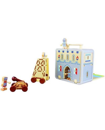 Set za igru Andreu Toys - Viteški dvorac u aktovci - 2