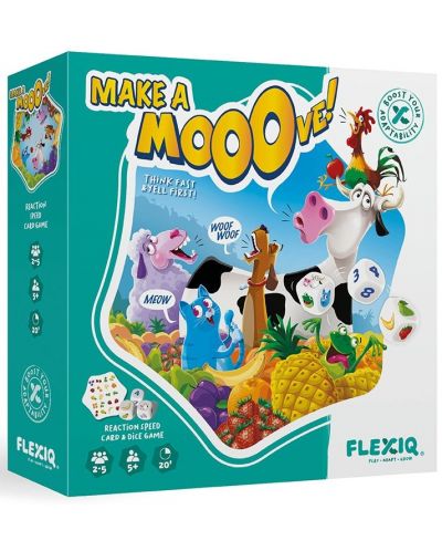 Igra s kartama i kockice Flexiq - Reci muuu - 1