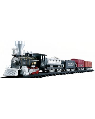 Set za igru Raya Toys - Klasični vlak sa tračnicama, 12 dijelova - 1