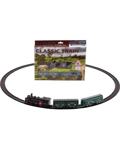 Set za igru Classic Train - Parna lokomotiva s tračnicama, 13 dijelova - 1