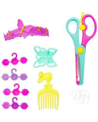 Set za igru IMC Toys Vip Pets - Modni psić s dugom kosom za frizure s dodacima, Nyla - 8