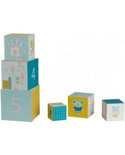 Set za igru Baby Art - Kockice s otiscima s bojicama - 1