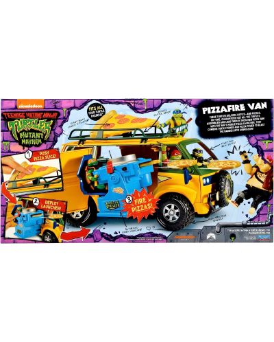 Set za igru TMNT Mutant Mayhem - Kombi za lansiranje pizze - 7