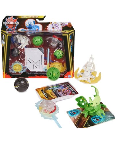 Set za igru Bakugan - Special Attack Bruiser, Octogan, Ventri, Hammerhead, Butterclaw - 2