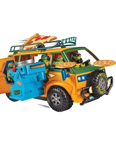 Set za igru TMNT Mutant Mayhem - Kombi za lansiranje pizze - 3