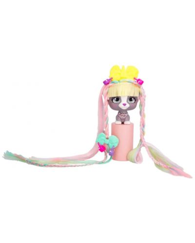 Set za igru IMC Toys Vip Pets - Modni psić s dugom kosom za frizure s dodacima, Lady Gigi - 6