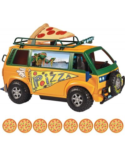 Set za igru TMNT Mutant Mayhem - Kombi za lansiranje pizze - 2