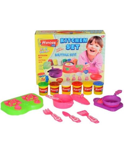 Igralni set Heroes Play Dough – Kuhinja - 2