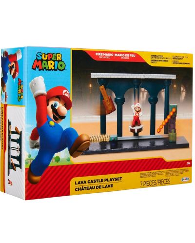 Set za igru Jakks Pacific Super Mario - Lava Castle - 1