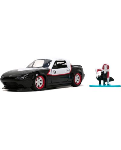 Set za igru Jada Toys - Ghost Spider s 1990 Mazda Miata, 1:32 - 4