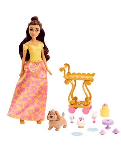 Set za igru Disney Princess - Lutka Bell, vrijeme za čaj - 2