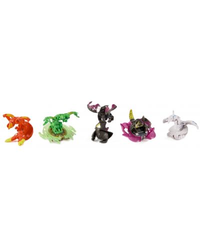 Set za igru Bakugan - Special Attack Trox, Nillious, Dragonoid, Wing, Ventri - 3