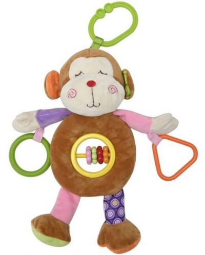 Igračka s aktivnostima Lorelli Toys - Majmun, smeđi - 1