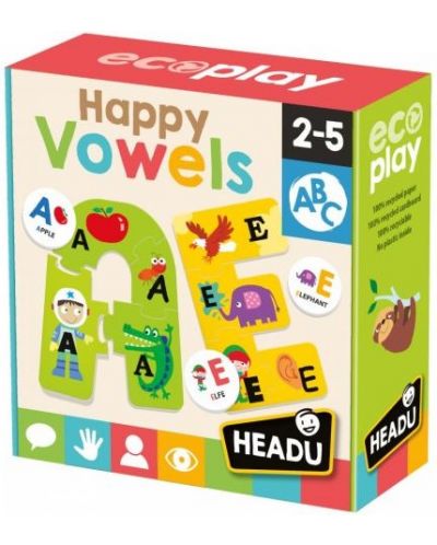 Igralni set Headu Happy Vowels – Sretni samoglasnici - 1