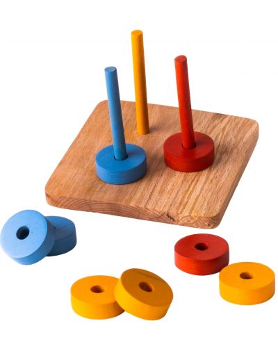 Igra nizanja Smart Baby - Na tri okomite osi u boji - 1