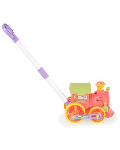 Igračka za mjehuriće od sapunice Moni Toys - Vlak, Red Wheels - 3