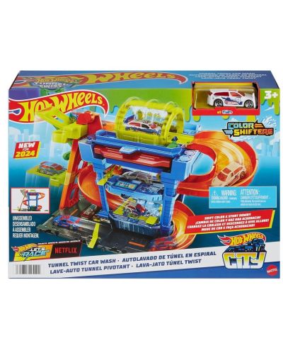 Set za igru Hot Wheels City - Autopraonica za promjenu boje - 1