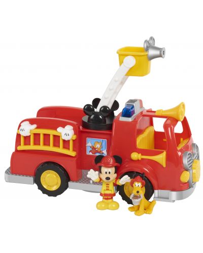 Set za igru Just Play Disney Junior - Vatrogasno vozilo Mickey Mouse, s figurama - 2