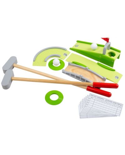 Komplet za igru Bigjigs - Set za golf - 1