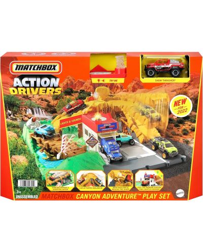 Set za igru Matchbox Action Drivers - Avantura u kanjonu - 1