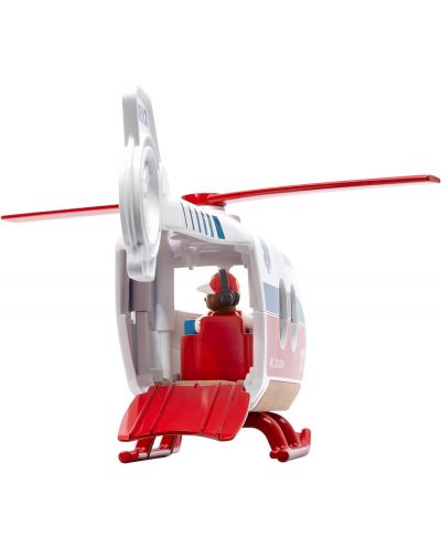 Set za igru Brio World - Helikopter za spašavanje, s figurama - 2