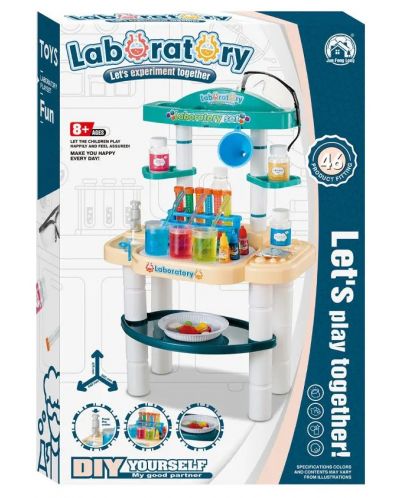 Set za igru Felyx Toys - Znanstveni laboratorij s tekućom vodom, 46 kom - 1