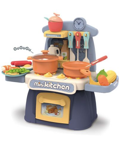 Set za igru Raya Toys - Mini kuhinja, plava - 1