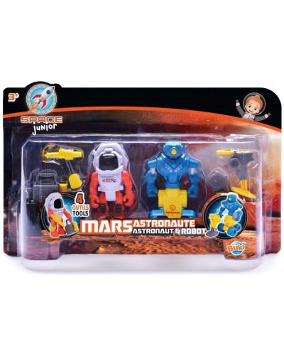 Set za igru Buki Space - Mars, Astronaut & Robot - 1