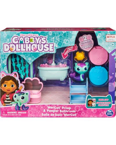 Set za igru Gabby's Dollhouse - Kupaonica s figuricom - 7