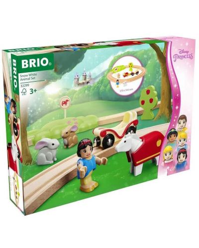 Set za igru Brio - Snjeguljica s životinjama, tračnicama i vlakom - 1