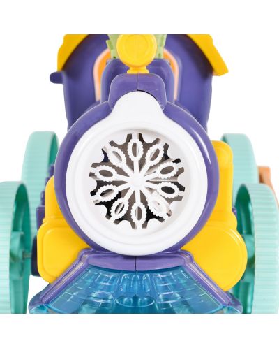 Igračka za mjehuriće od sapunice Moni Toys - Vlak, Blue Wheels - 6