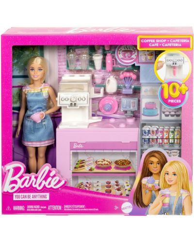 Set za igru Barbie You Can Be Anything - Dućan za kavu - 3