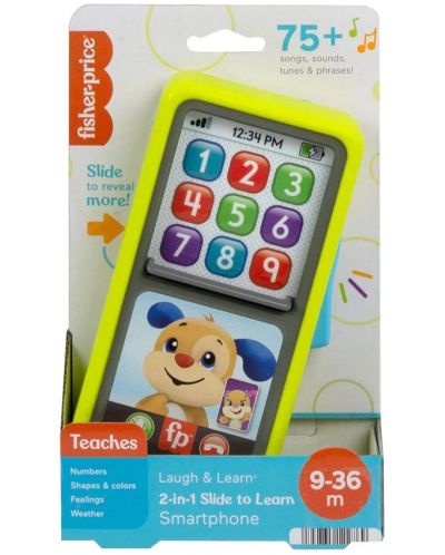 Interaktivna igračka Fisher Price - Dodirnite i kliznite pametni telefon - 8