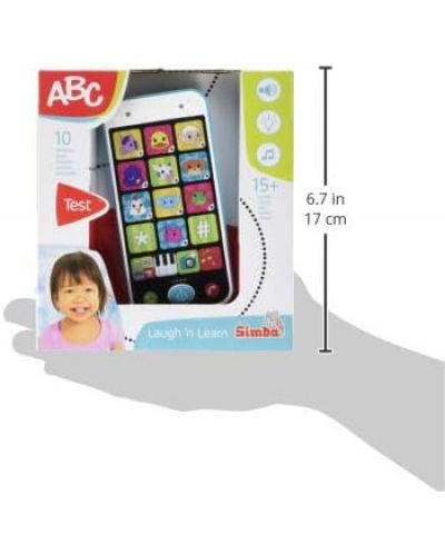 Interaktivna igračka Simba Toys ABC - Pametni telefon - 6