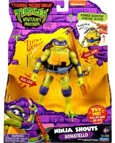 Interaktivna akcijska figura TMNT Mutant Mayhem - Donatello - 5