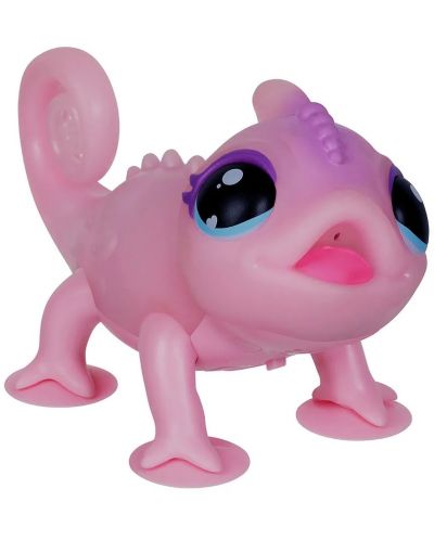 Interaktivna igračka Moose Little Live Pets - Kameleon, ružičasta - 5