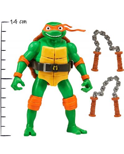 Interaktivna akcijska figura TMNT Mutant Mayhem - Michelangelo - 4