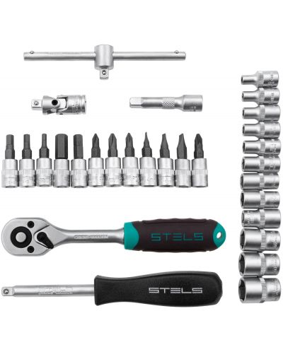 Alati Stels - 29 dijelova, 1.4'', čelik CrV , u koferu - 4