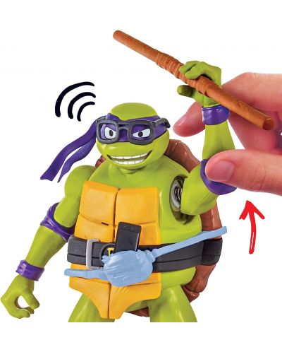 Interaktivna akcijska figura TMNT Mutant Mayhem - Donatello - 3