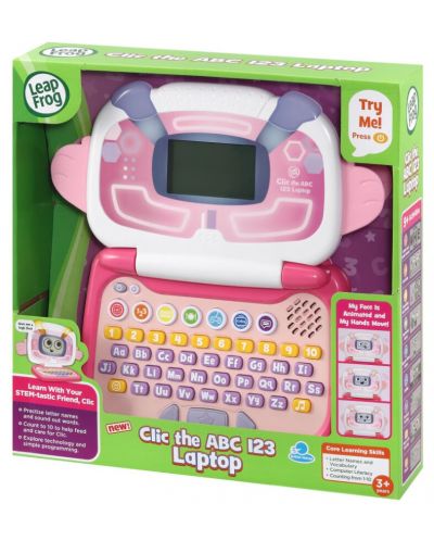 Interaktivna igračka Vtech - Edukativni laptop, roza - 1