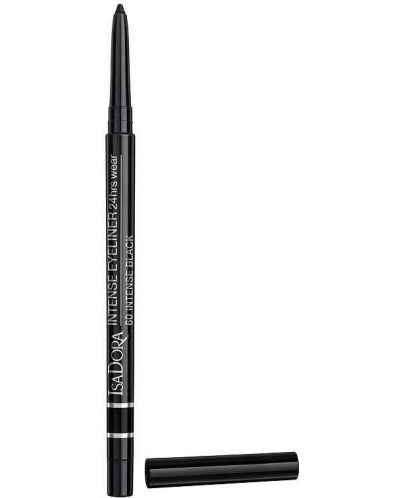 IsaDora Vodootporna olovka-Eyeliner, 60 Intense Black, 0.35 g - 1