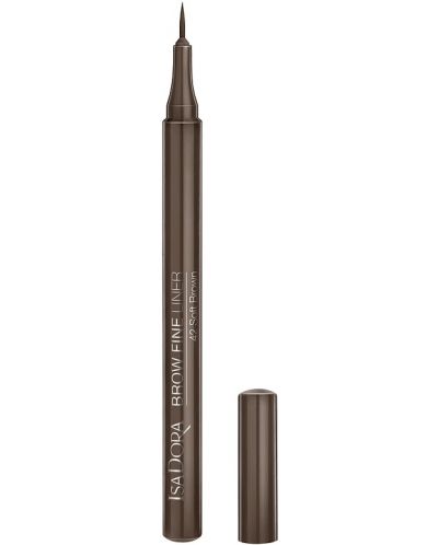 IsaDora Ultra fina veganska olovka za obrve, 42 Soft brown, 1.1 ml - 1